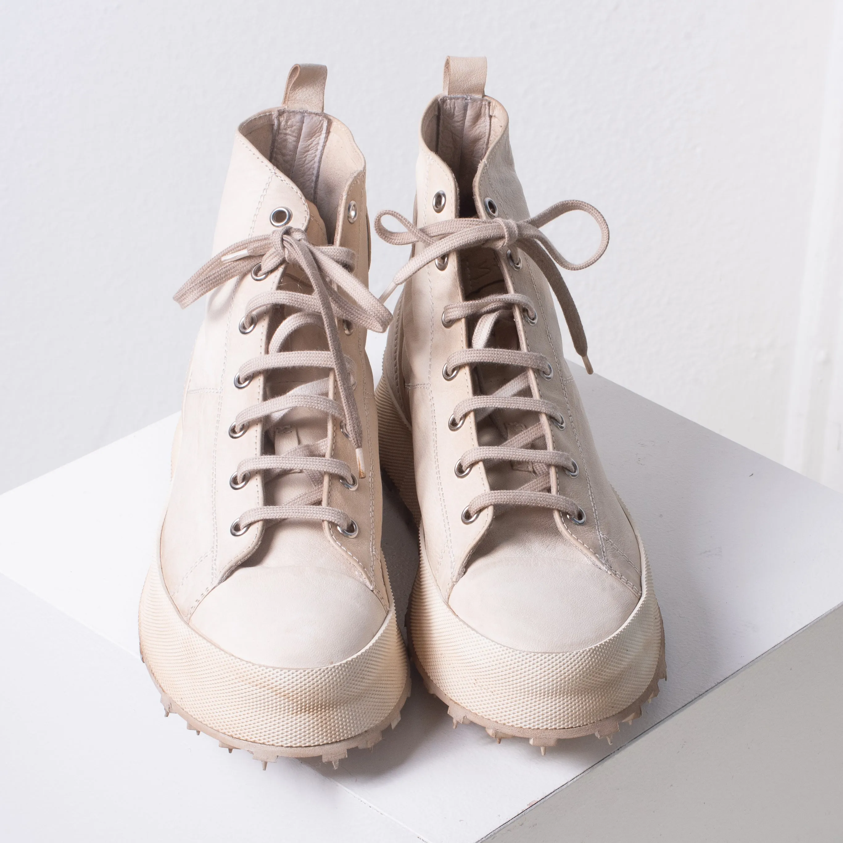 Shoto HI Top Leather Sneaker (Sand)