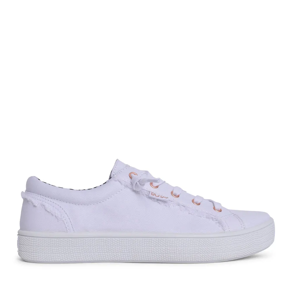 SKECHERS LADIES 113328 BOBS 2CUTE4U TRAINER IN WHITE