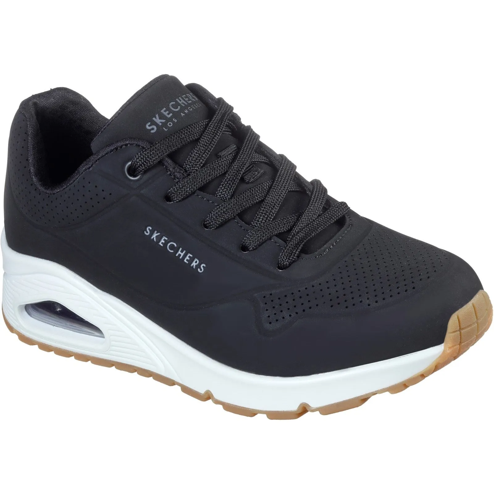 Skechers Womens Uno Stand on Air Trainers - Black