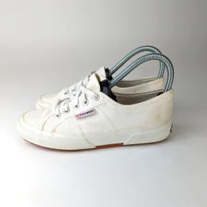 Superga Classic White Lace Up - 6