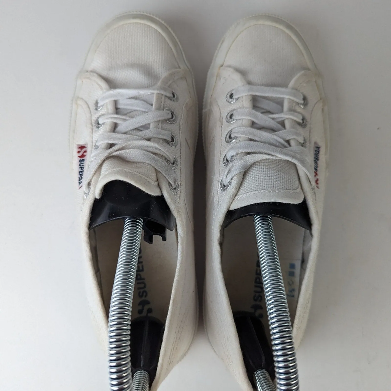 Superga Classic White Lace Up - 6