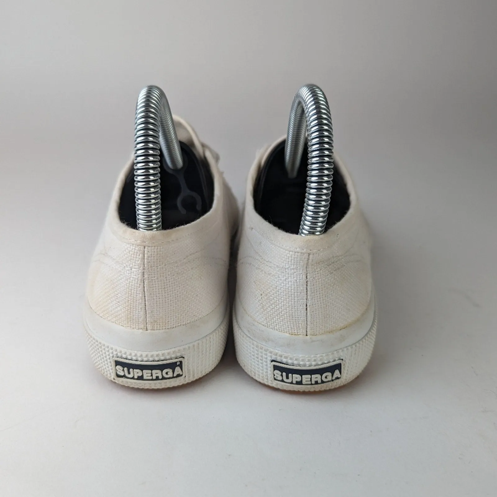 Superga Classic White Lace Up - 6