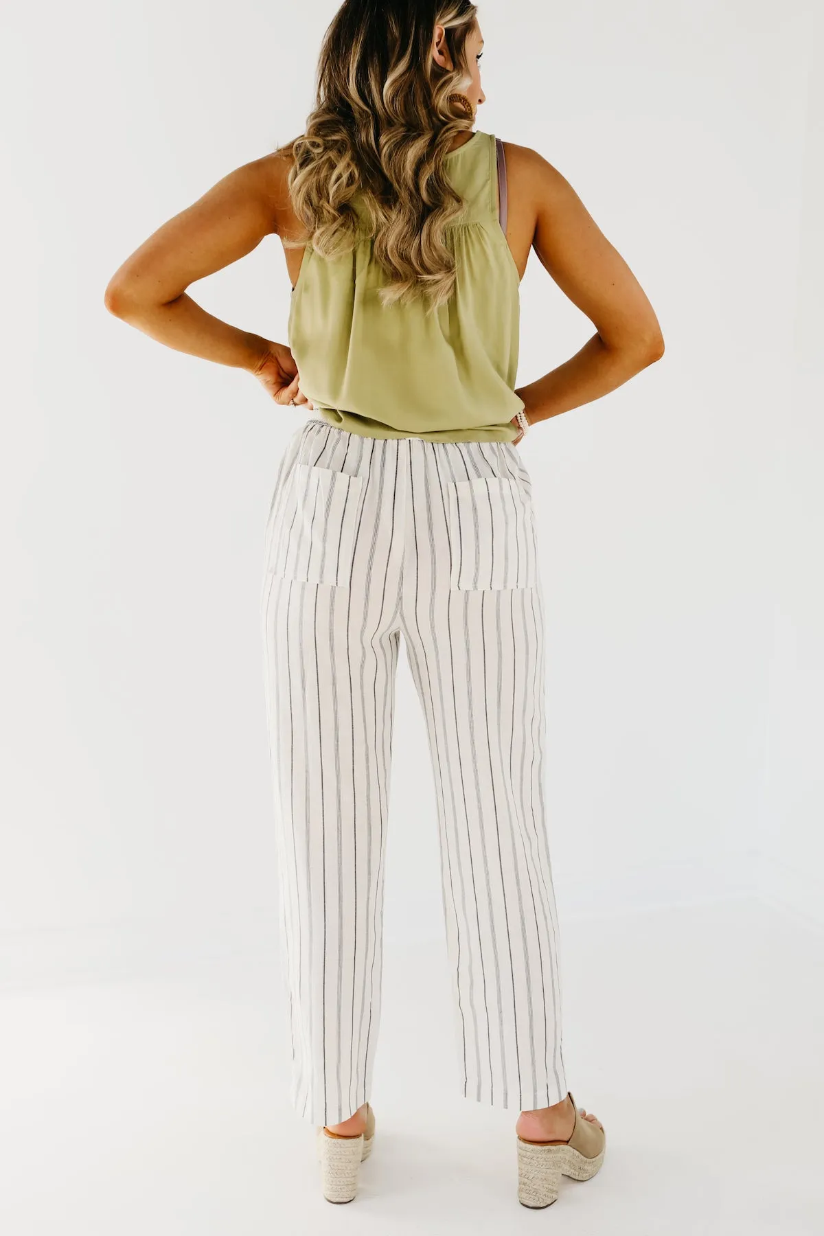 The Daniel Striped Linen Pants - FINAL SALE