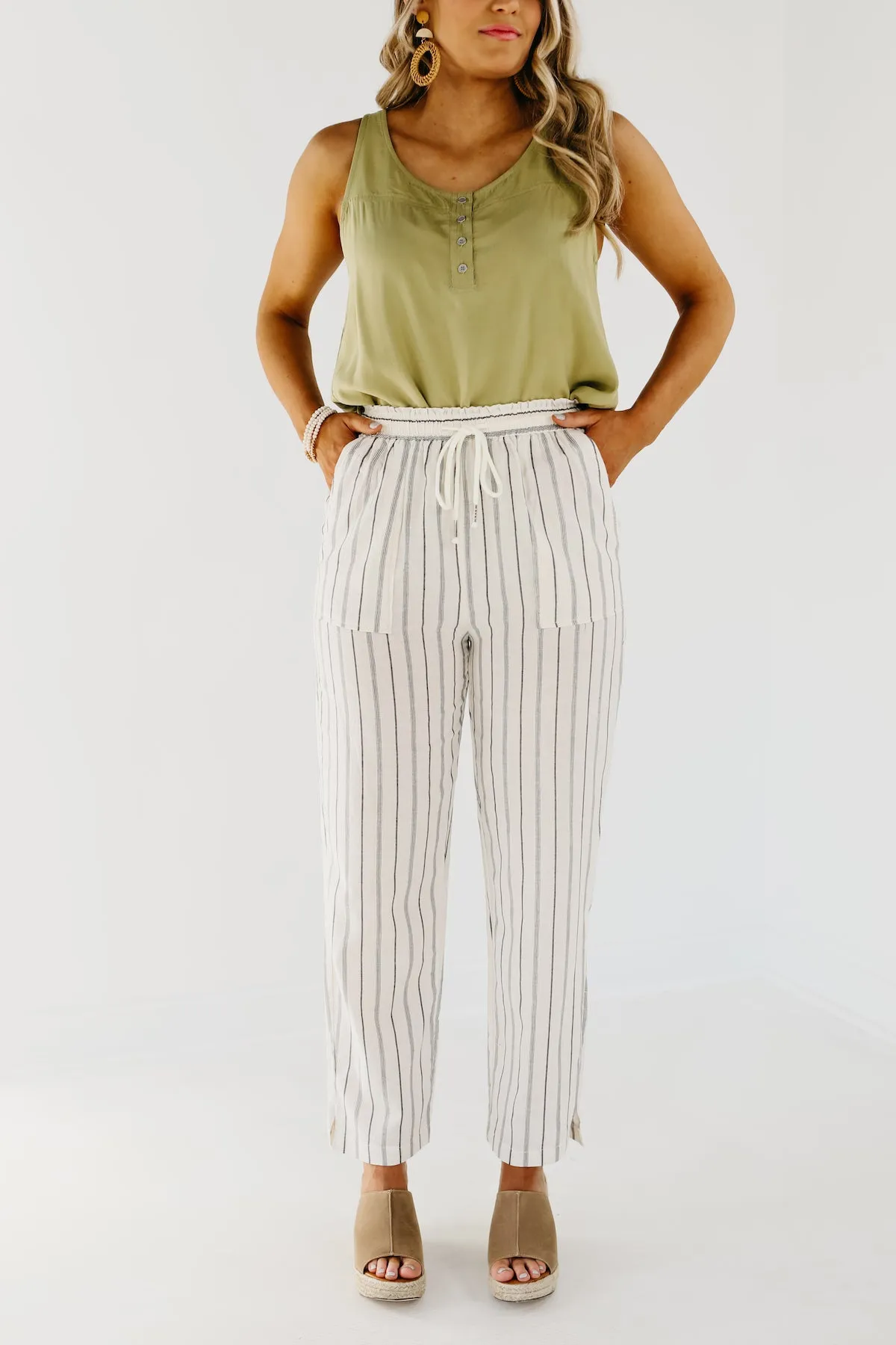 The Daniel Striped Linen Pants - FINAL SALE
