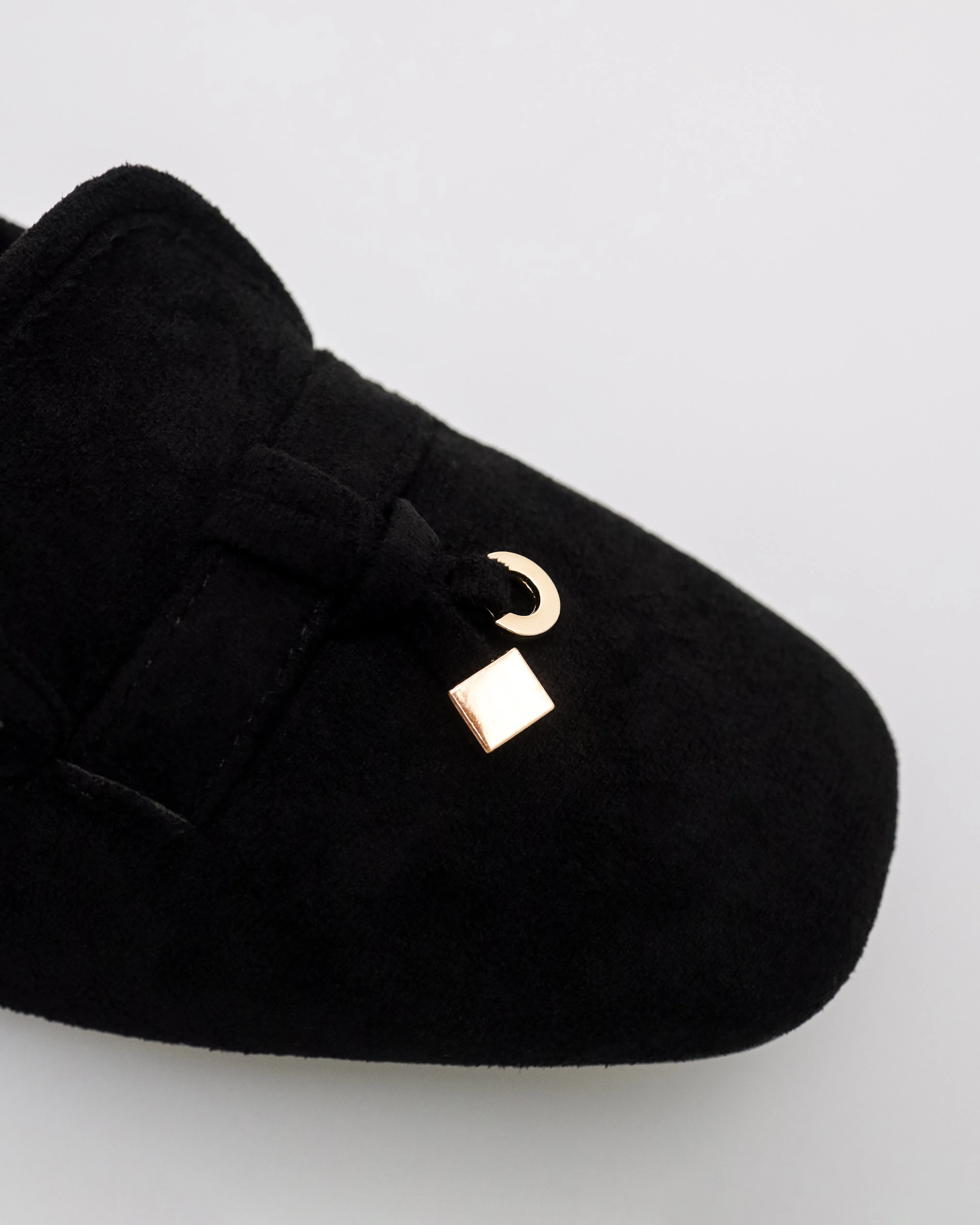 Tomaz YX227 Ladies Knot Flats Moccasin (Black)
