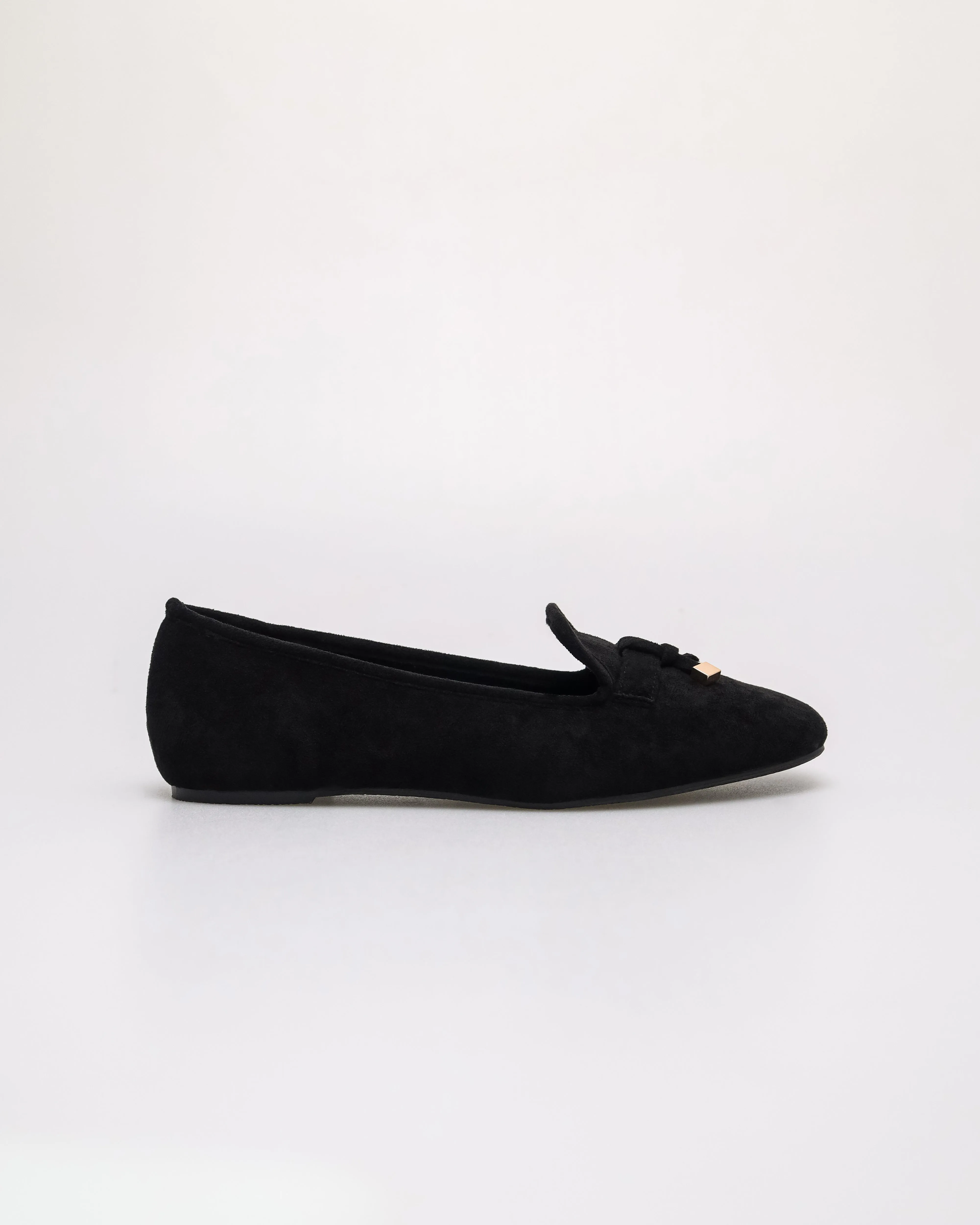 Tomaz YX227 Ladies Knot Flats Moccasin (Black)
