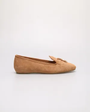 Tomaz YX227 Ladies Knot Flats Moccasin (Camel)