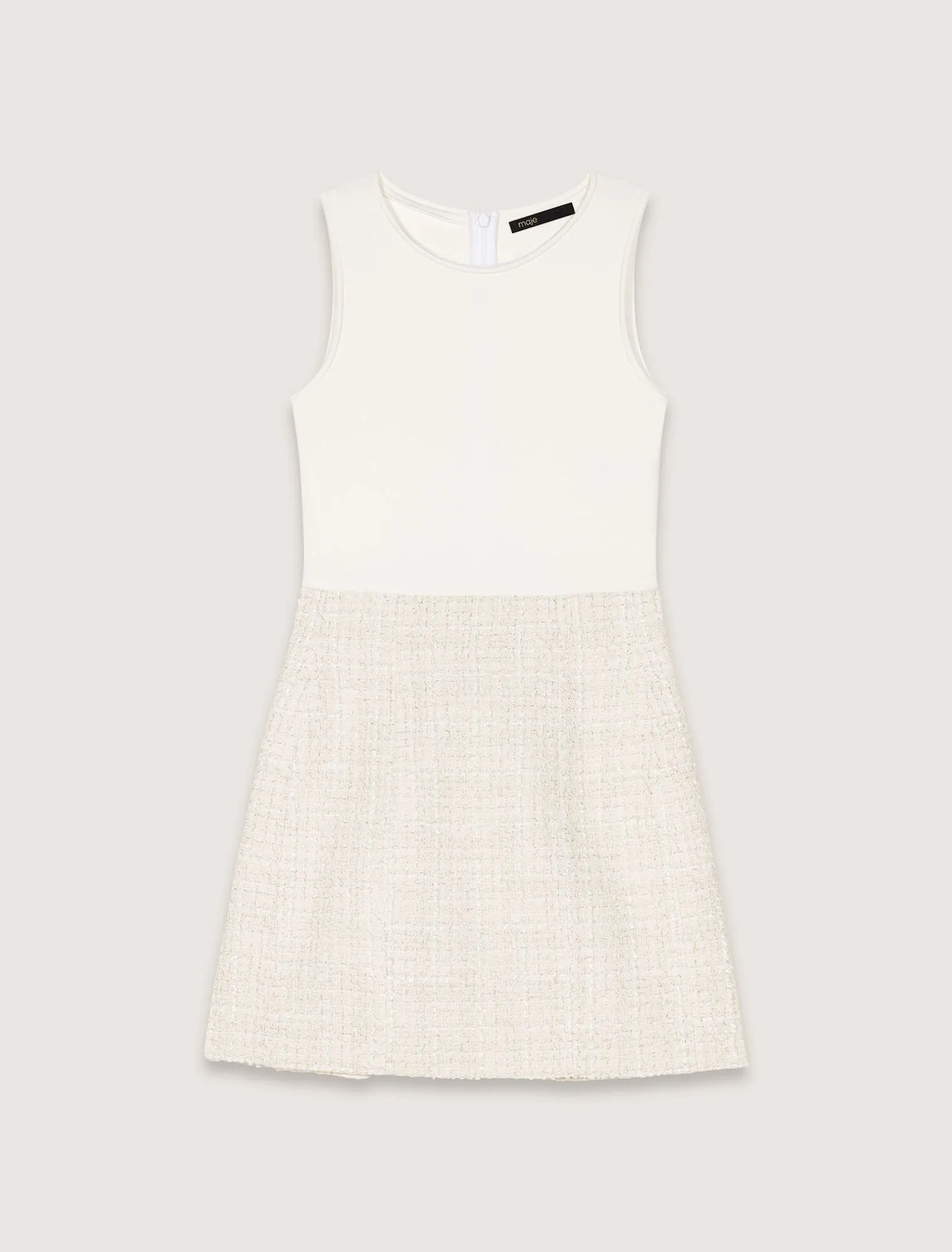 Tweed 2-in-1 short dress