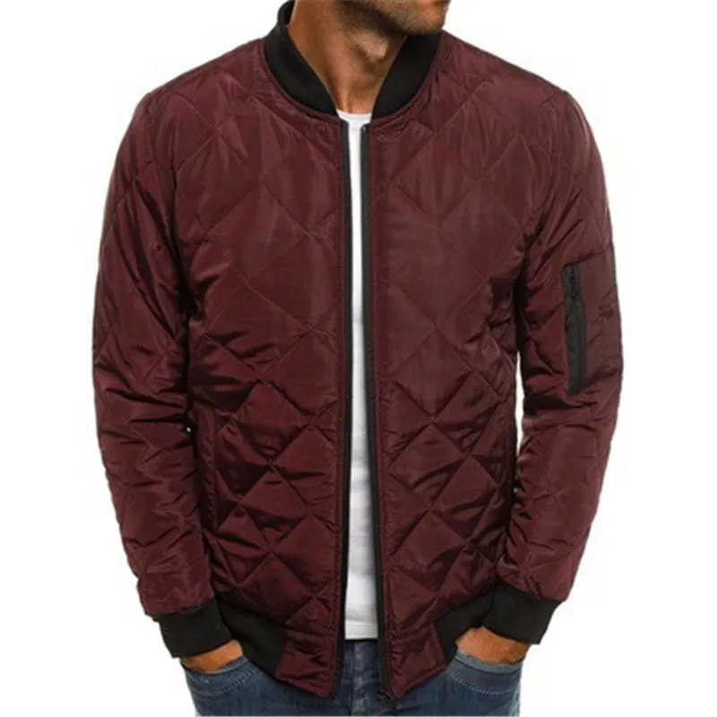 Urban Casual Solid Color Winter Jacket