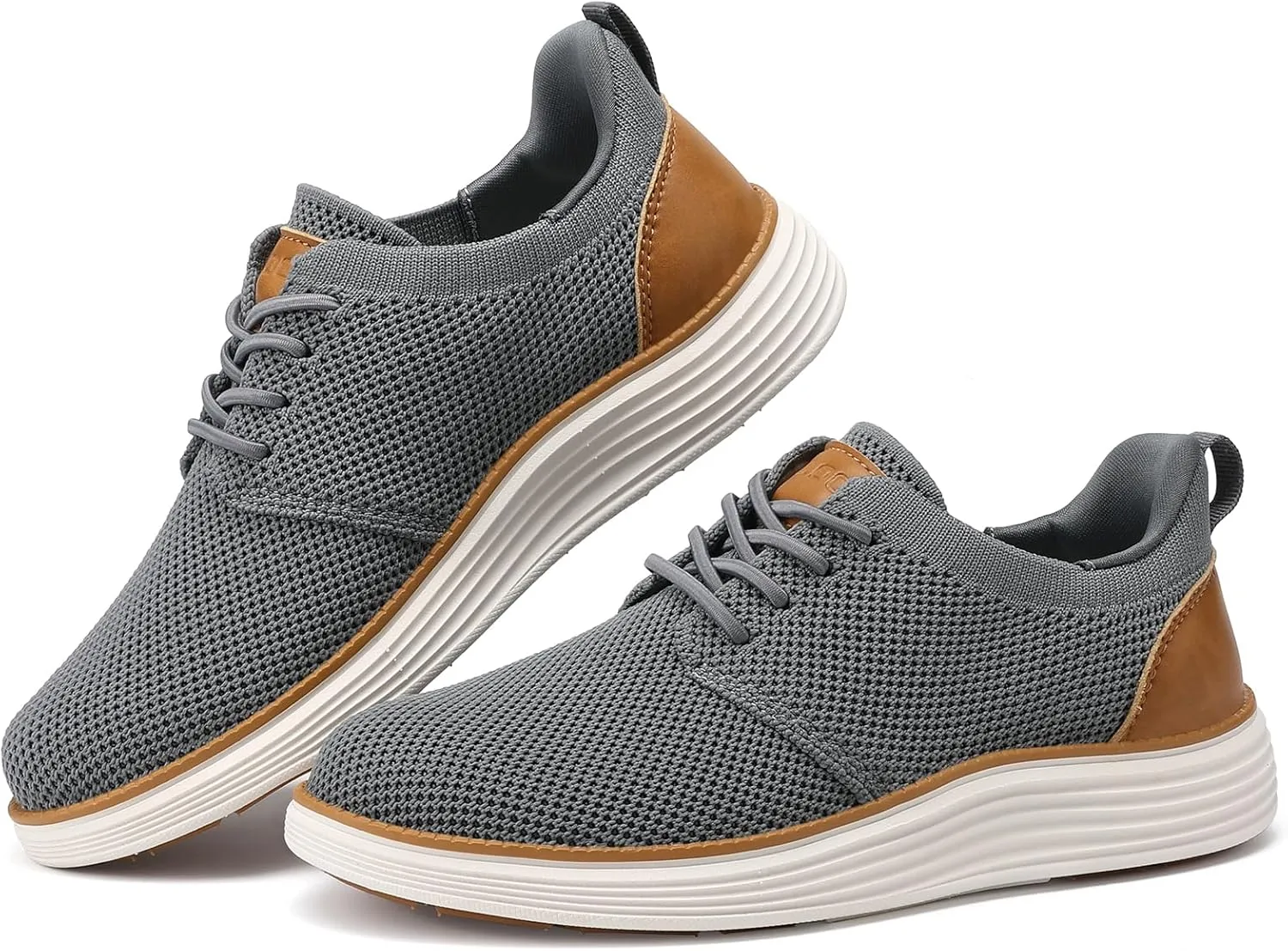 VILOCY Boy's Slip On Casual Dress Sneaker Hands Free Fashion Shoes Comfortable Oxfords Mesh Tennis Breathable School Uniform Formal Church Shoes(Little Kid/Big Kid)