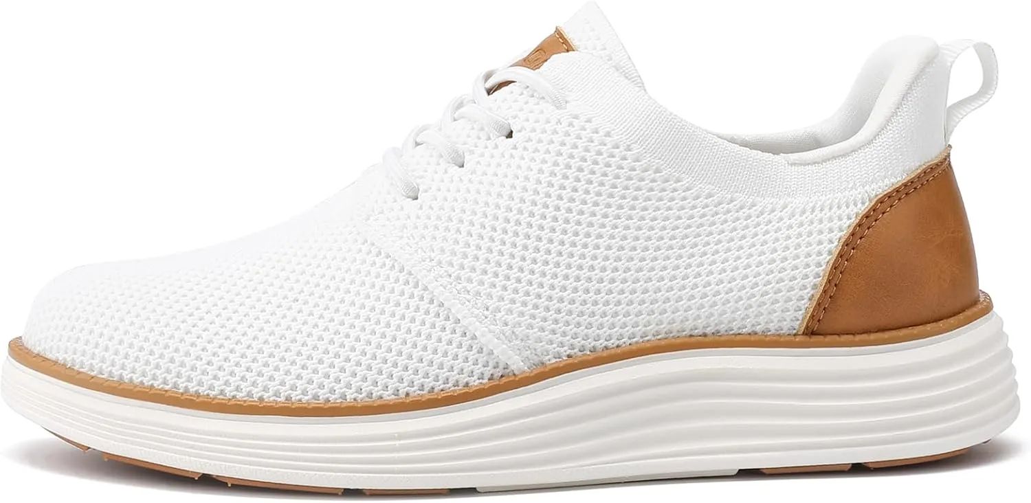 VILOCY Boy's Slip On Casual Dress Sneaker Hands Free Fashion Shoes Comfortable Oxfords Mesh Tennis Breathable School Uniform Formal Church Shoes(Little Kid/Big Kid)