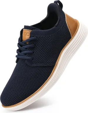VILOCY Boy's Slip On Casual Dress Sneaker Hands Free Fashion Shoes Comfortable Oxfords Mesh Tennis Breathable School Uniform Formal Church Shoes(Little Kid/Big Kid)