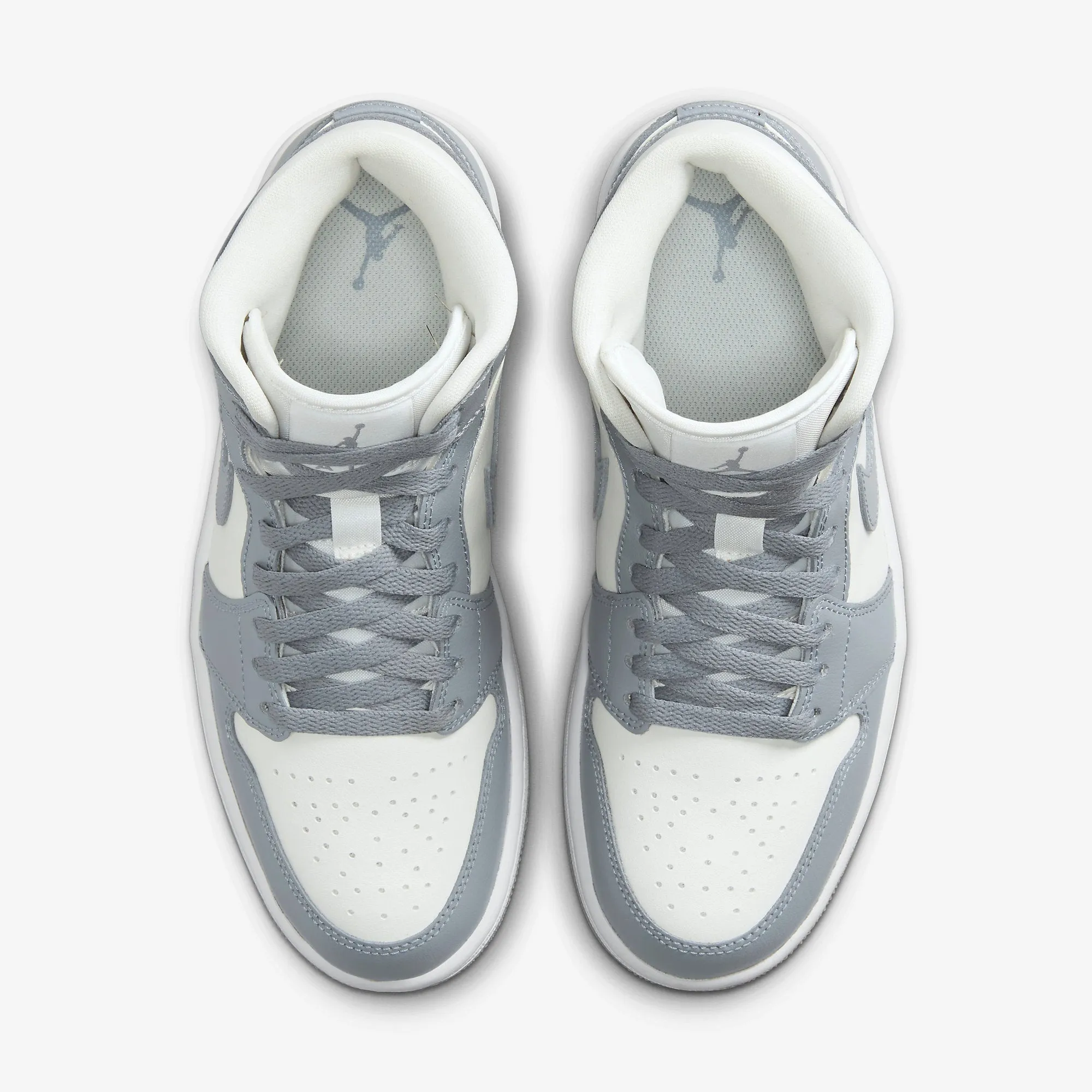 Women's Air Jordan 1 Mid "Stealth" (White/Stealth/Sail)(BQ6472-115)
